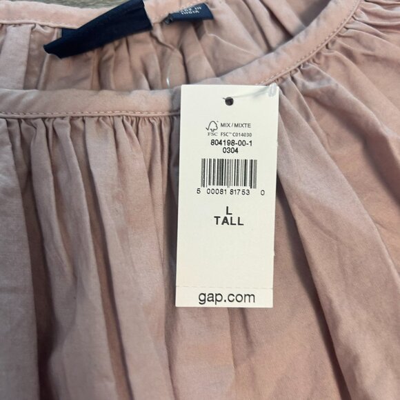 Gap NWT Dusty Pink Eyelet Lace Flutter Sleeve Top F15 - Picture 5 of 6